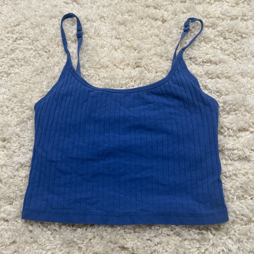 Old Navy Blue Ribbed Camisole